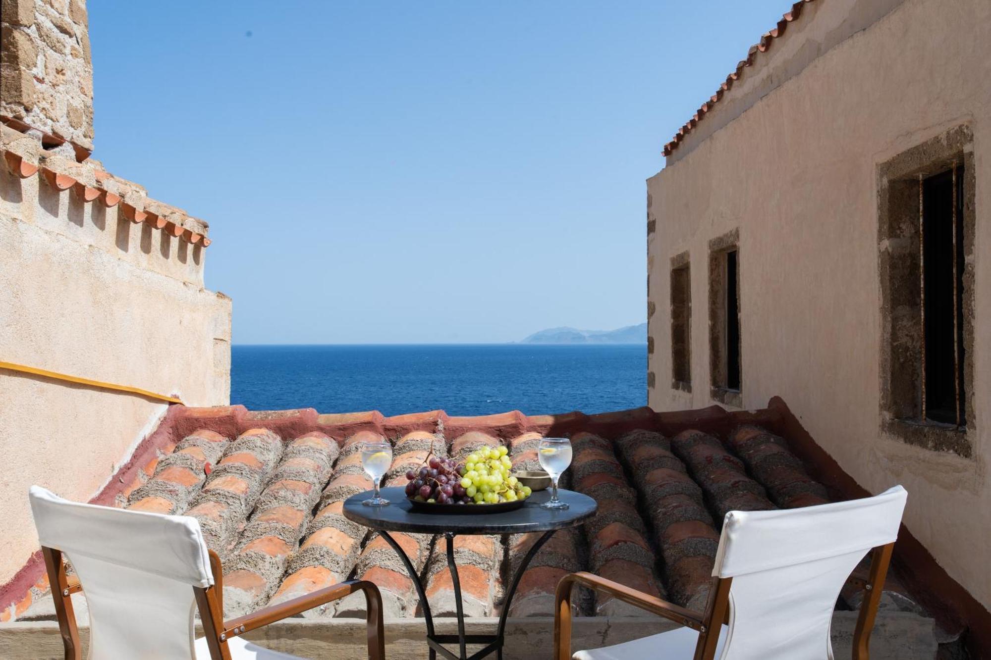 Pablito House-Seaview Monemvasia Nests Kültér fotó