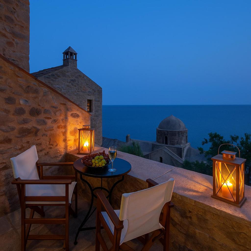 Pablito House-Seaview Monemvasia Nests Kültér fotó